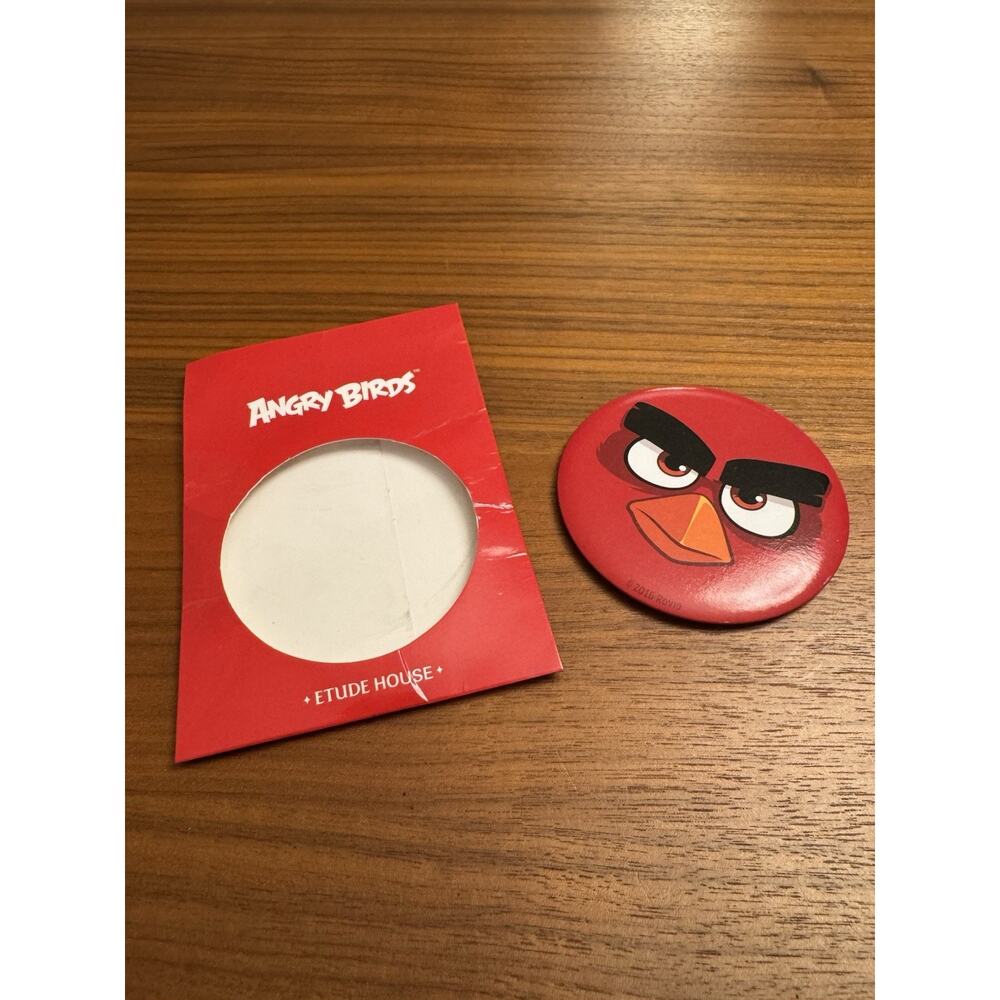 Angry Birds Red Bird Compact Pocket Makeup Beauty Mirror Etude House Promo